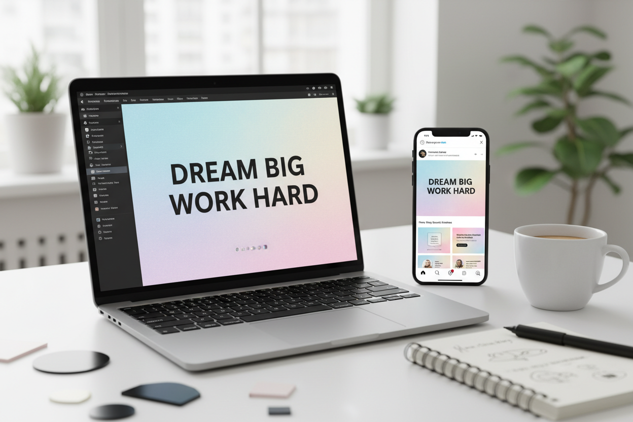 Instagram & Pinterest Templates - 50 Motivational Quote Graphics