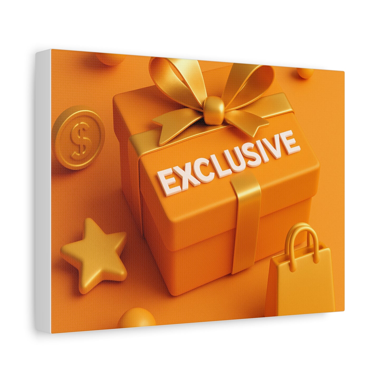 Exclusive Matte Canvas Art Print, Modern Wall Decor, Gift for Home, Birthday, Celebration, Holiday Decoration