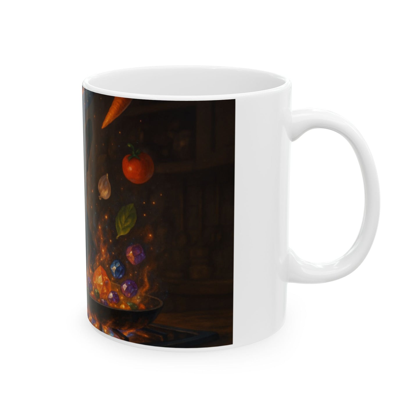 Magical French Bulldog Ceramic Mug - Perfect for Dog Lovers, Unique Gift, Pet-Themed Kitchenware, Coffee Mug, Tea Lover's Delight  Digital Art