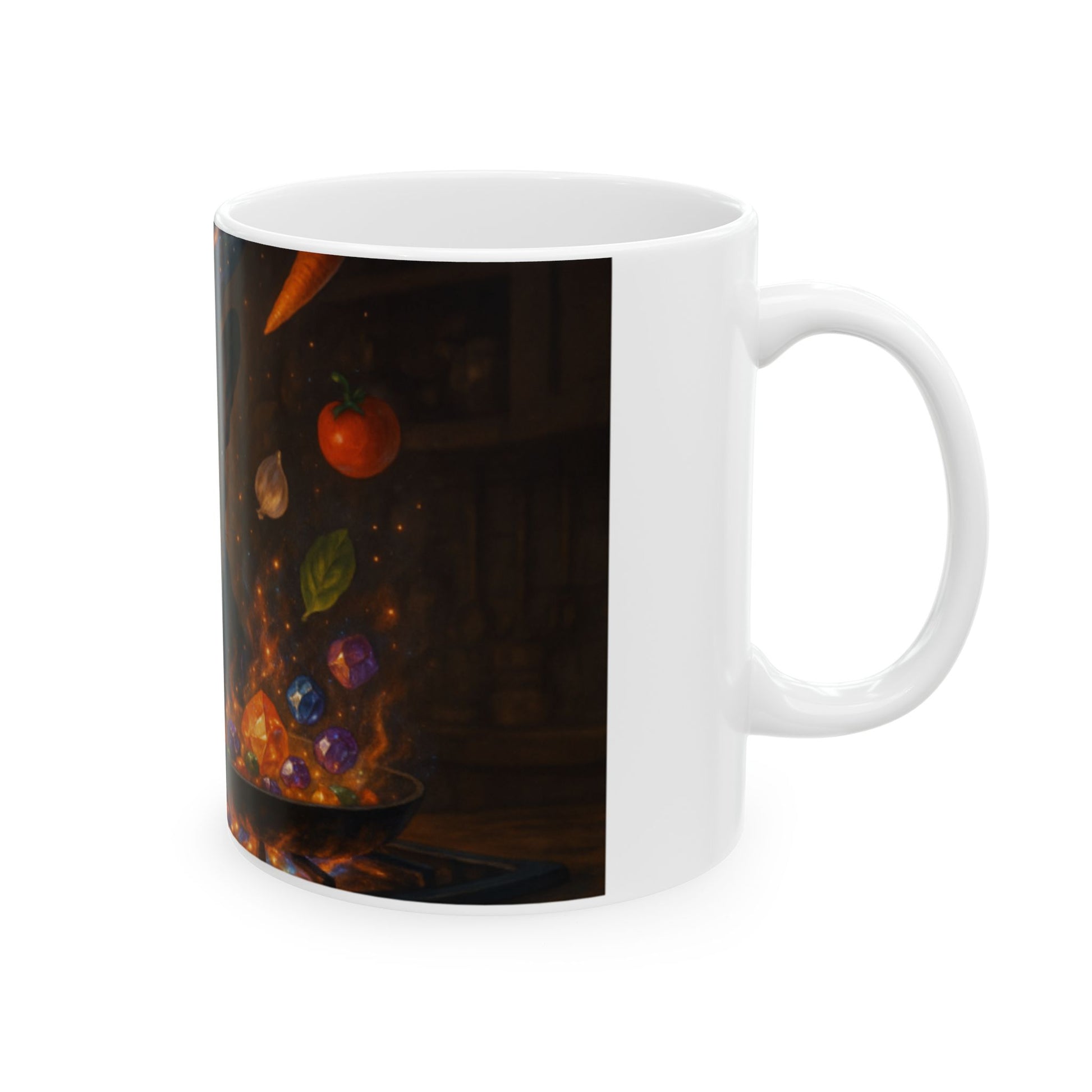 Magical French Bulldog Ceramic Mug - Perfect for Dog Lovers, Unique Gift, Pet-Themed Kitchenware, Coffee Mug, Tea Lover's Delight  Digital Art