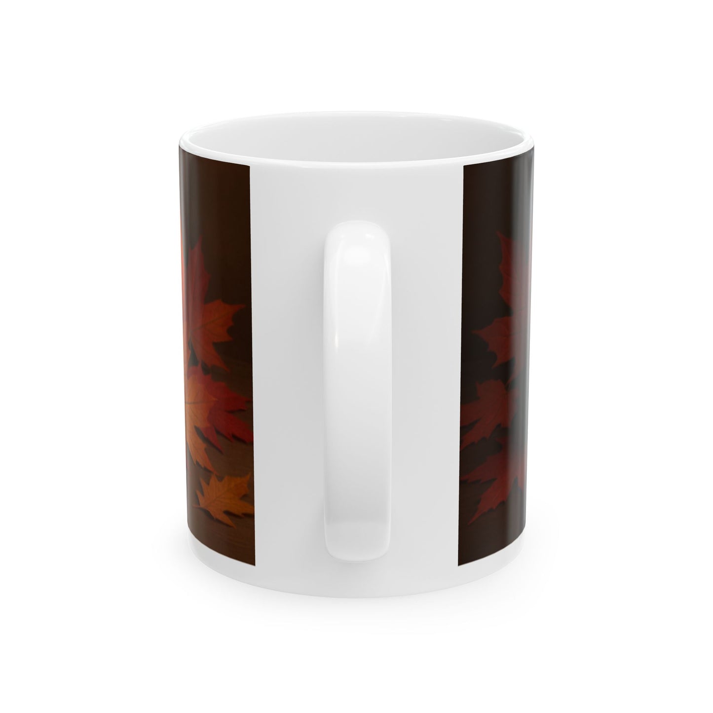 Fall Harvest Ceramic Mug - Autumn Coffee Cup, Pumpkin Decor, Thanksgiving Gift, Cozy Vibes, Seasonal Drinkware Digital Art