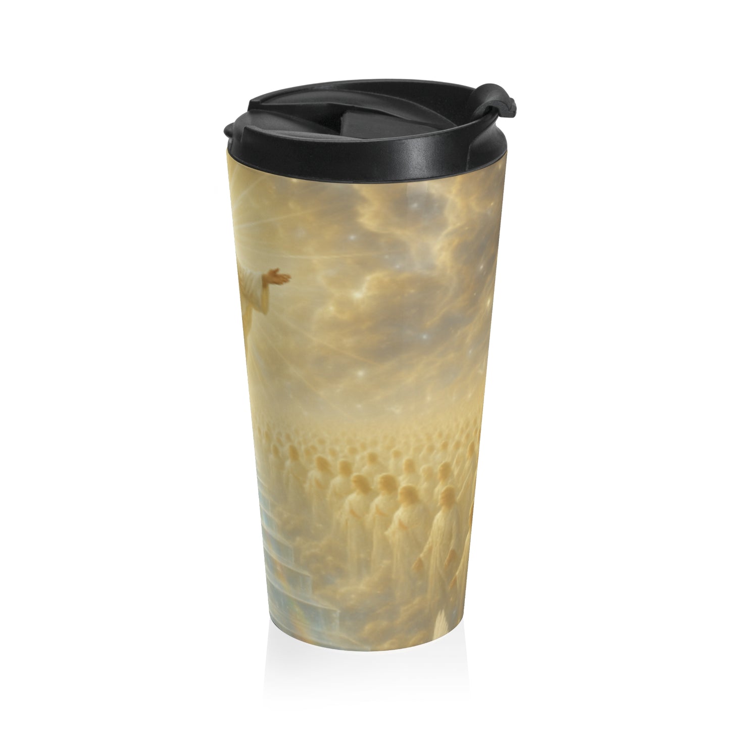 Inspiring Stainless Steel Travel Mug - Gift for Faith, Spirituality, Coffee Lovers, Religious Occasions, Encouragement