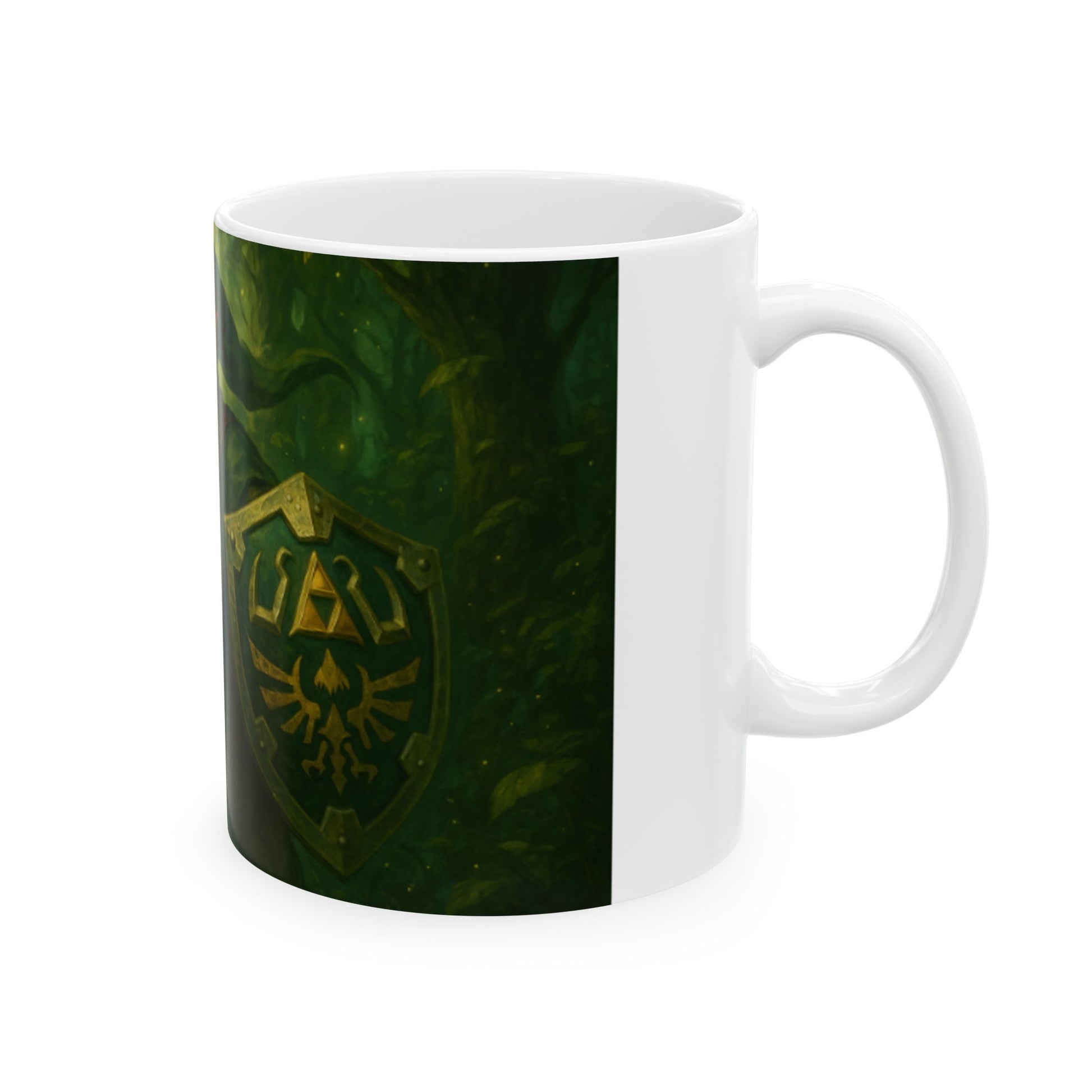 Legendary Hero Ceramic Mug - Video Game Fan Merchandise, Coffee Cup, Gamer Gift, Collectible Drinkware, Ideal for Birthdays  Digital Art