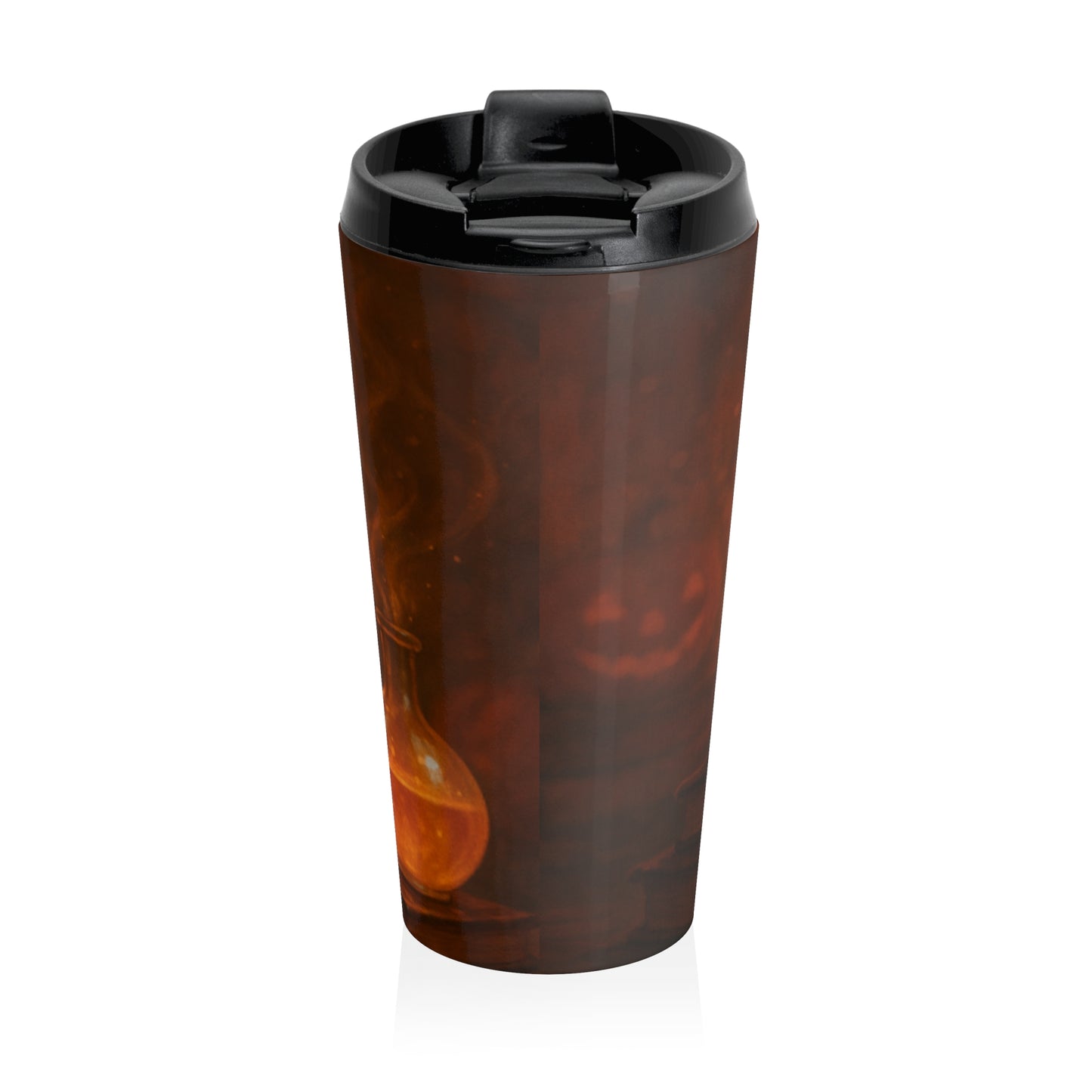 Mystical Cat Stainless Steel Travel Mug - Perfect for Cat Lovers, Gift for Holidays, Coffee, Tea, Cats, Home