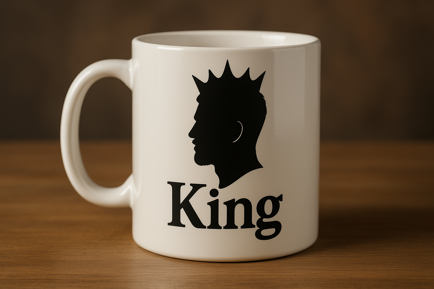 3D Coffee Mug with King Design