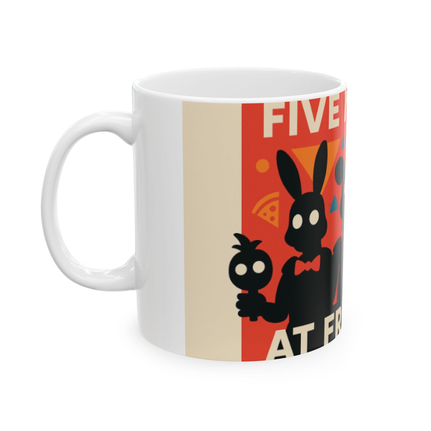 Five Nights at Freddy's Ceramic Mug | Gamer Gift | Unique Coffee Mug | Collectible Item | Fan Merchandise Digital Art