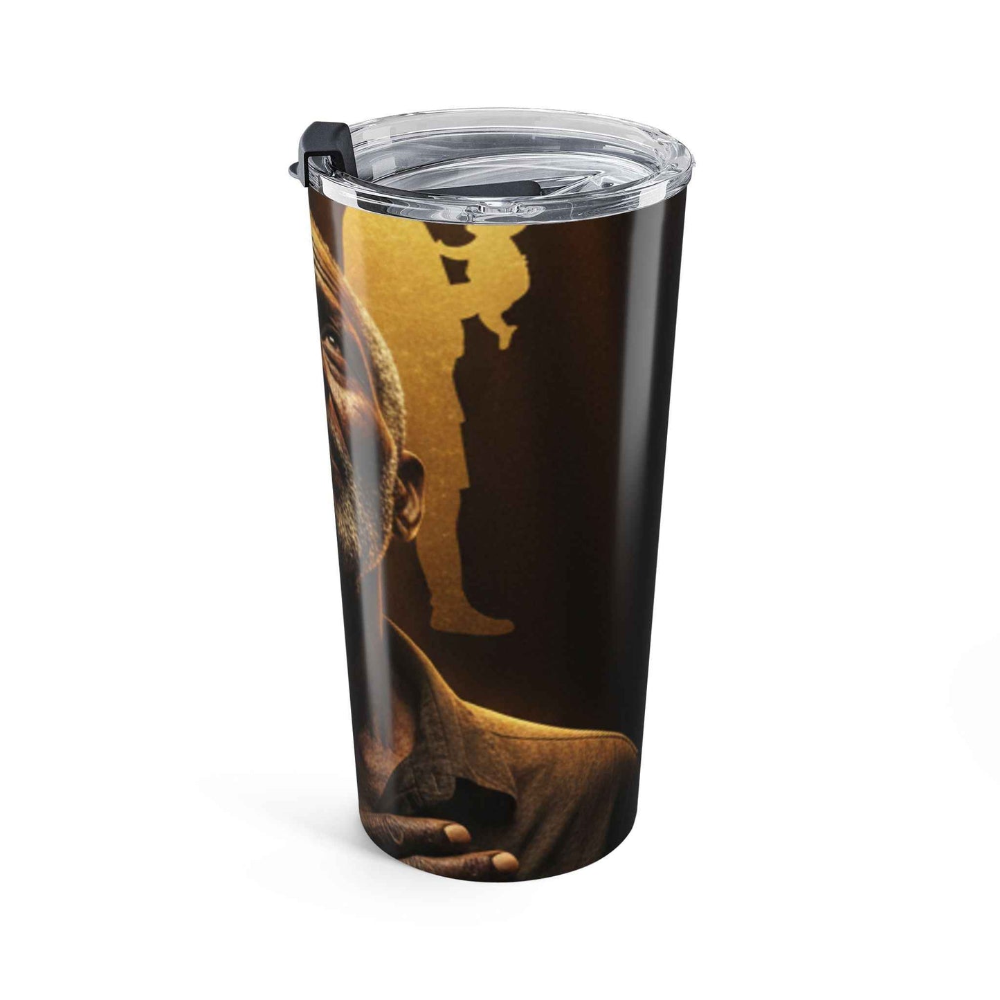 20oz Inspirational Portrait Tumbler — "Blessed" Stainless Travel Cup