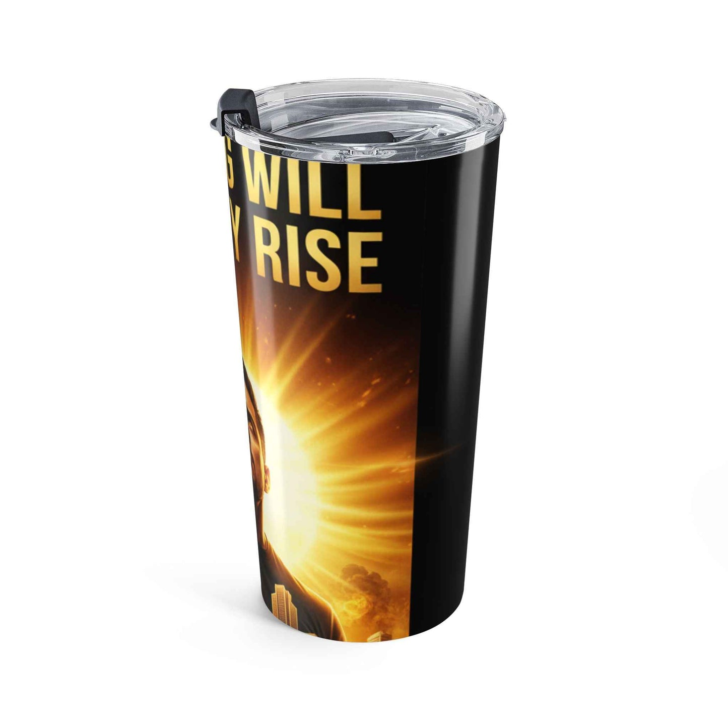 Motivational Athlete 20oz Tumbler — "Nothing Will Stop My Rise" Insulated Travel Cup