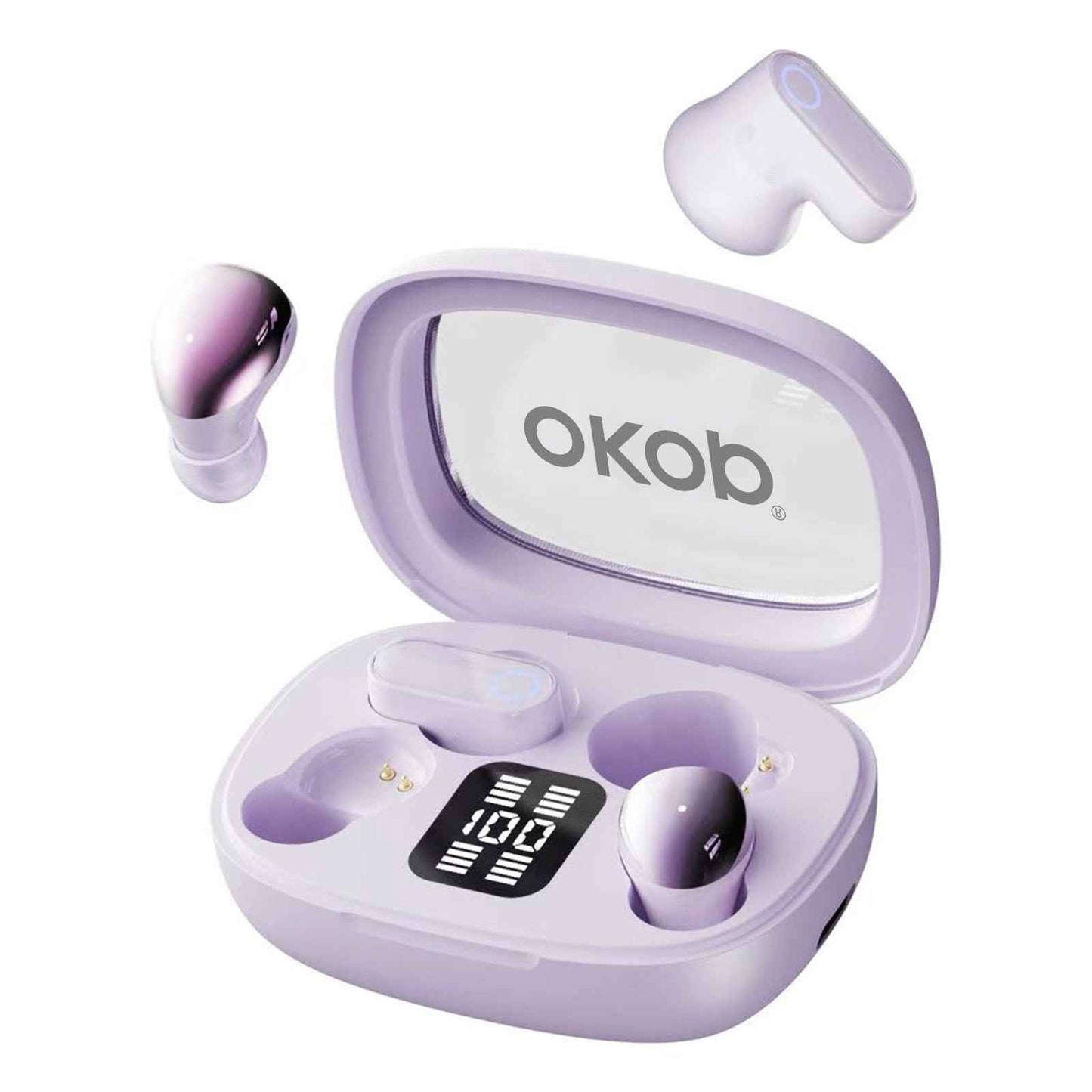 KP-227 Best-selling In-Ear Bluetooth Earbuds Digital Battery Display Mini Size Ultra-Long Battery Life Portable Factory Stock Available