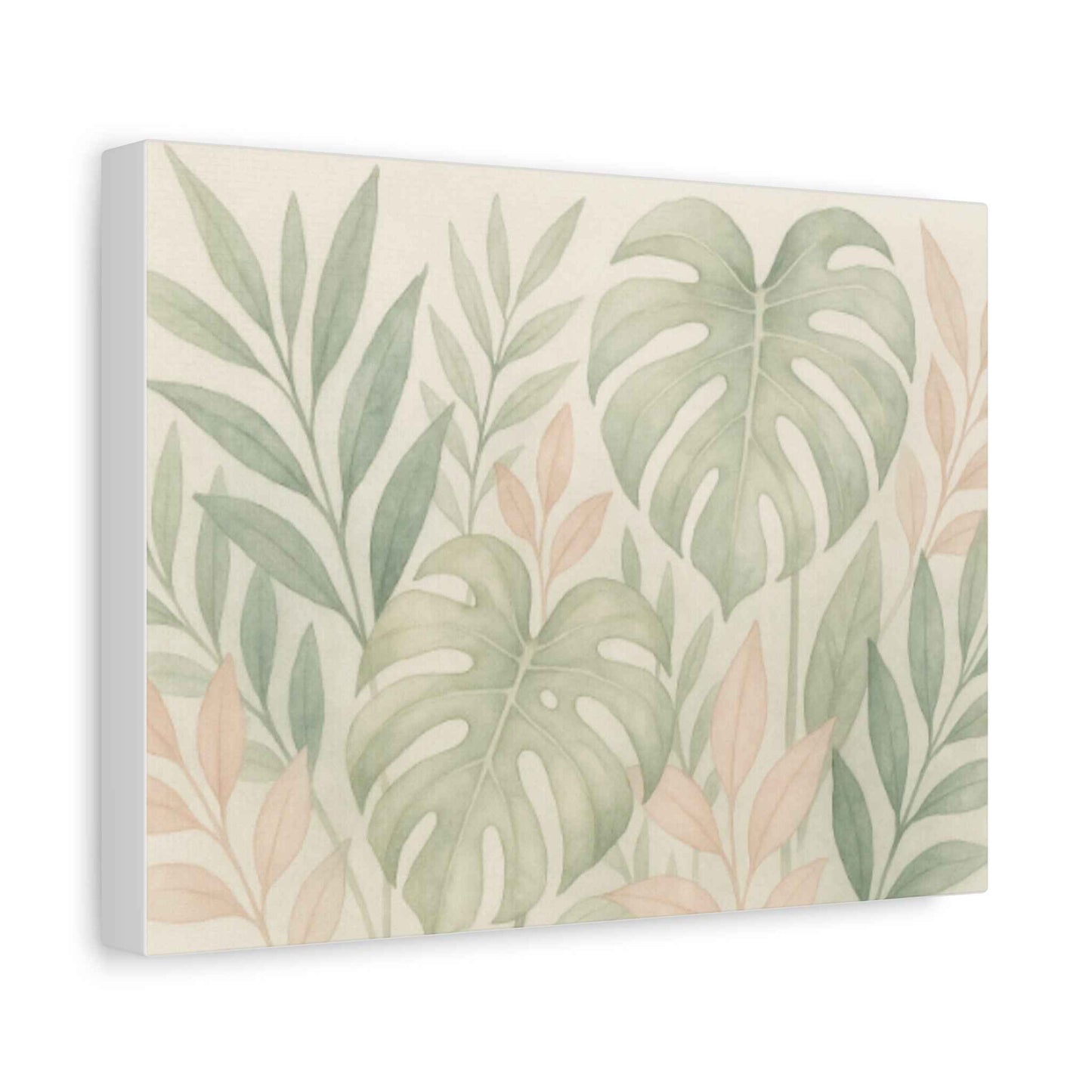 Botanical Wall Art Print, Green Leaf Canvas, Home Decor, Gift for Nature Lovers, Modern Art for Living Room