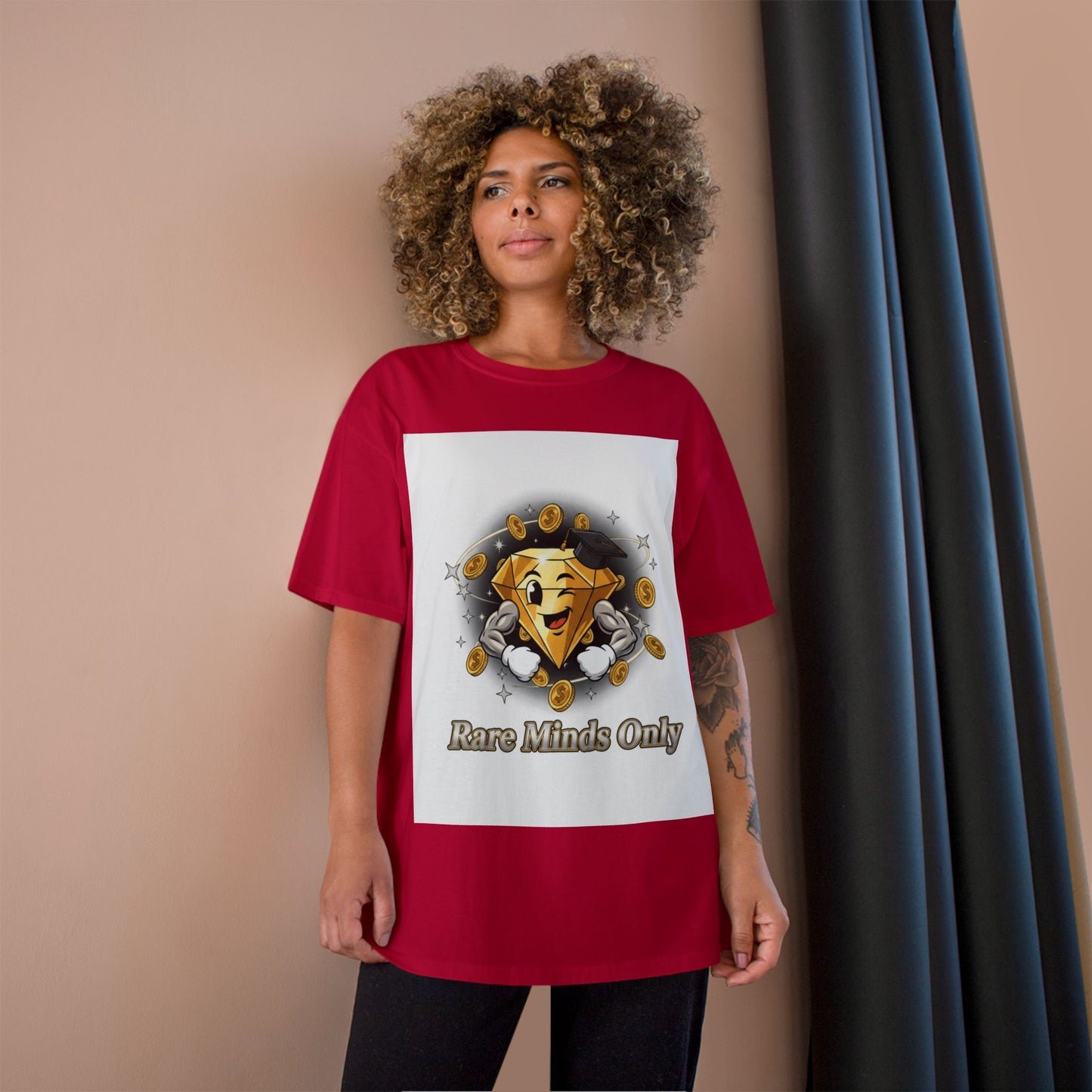 Rare Minds Only T-Shirt — Crypto Coin Champion Graphic Tee