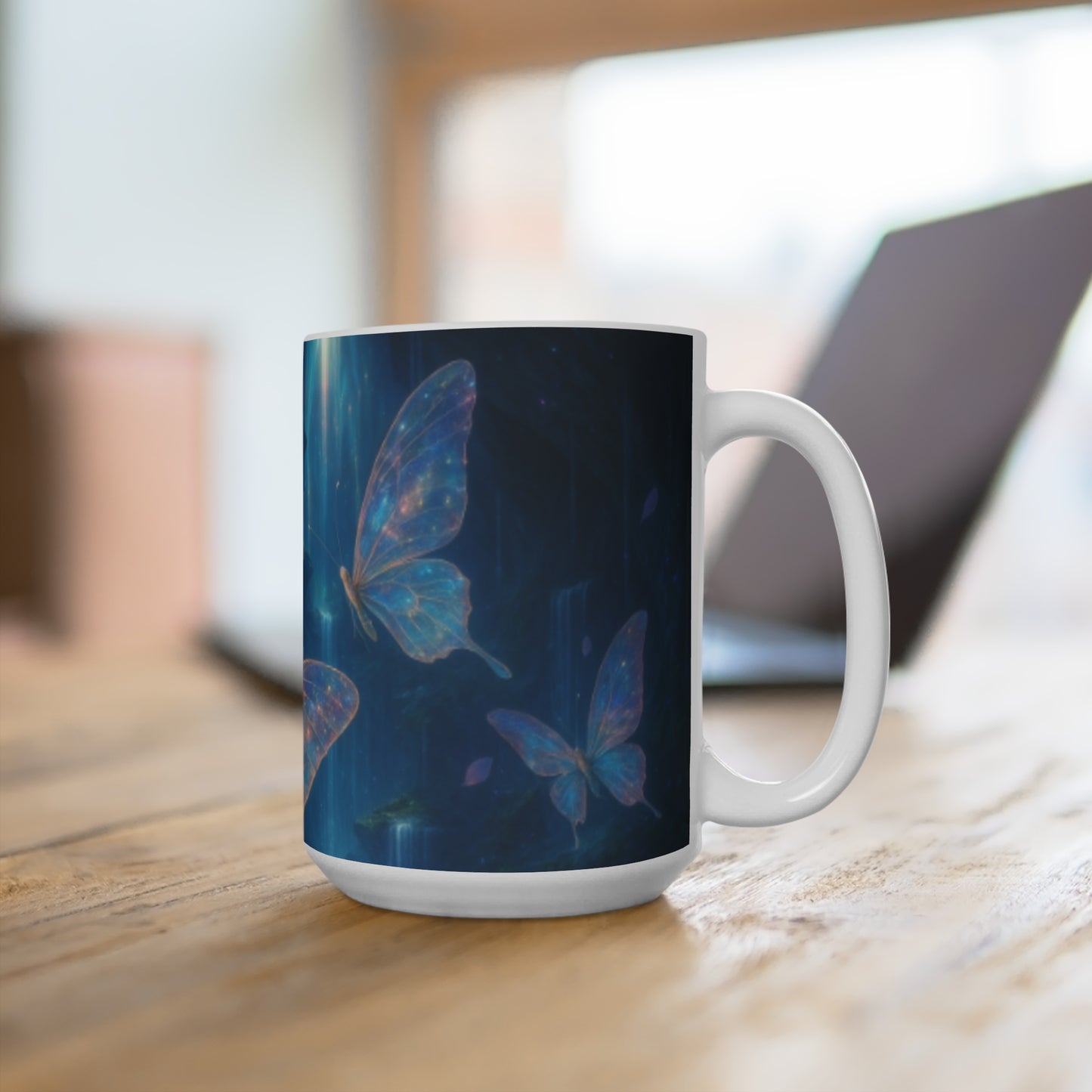 Magical Butterfly Mug, Gift for Nature Lovers, Inspiring Coffee Cup, Home Decor, Birthday Present