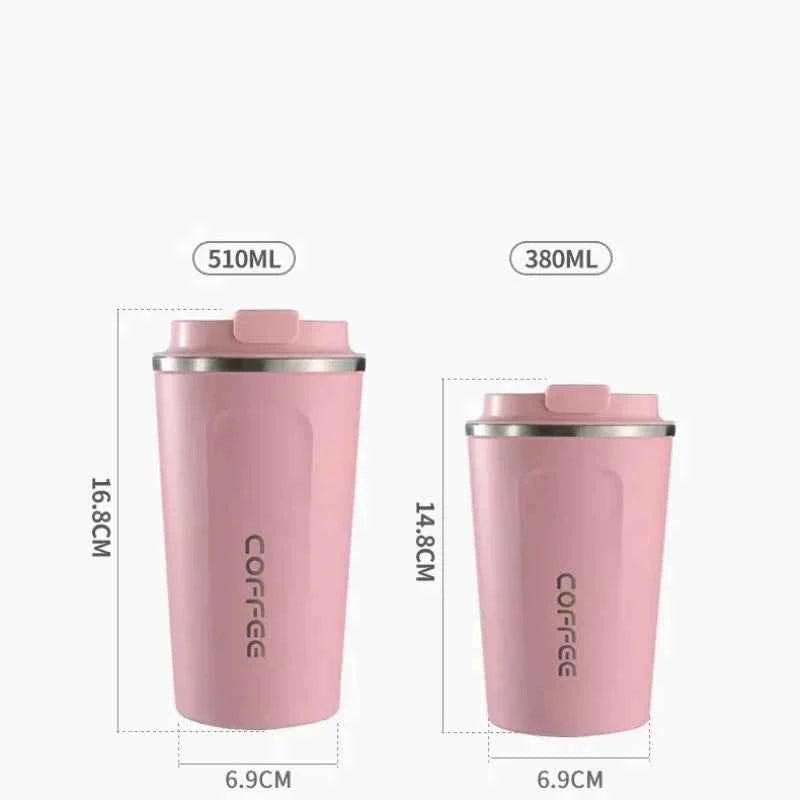 380/510ml Thermos Coffee Mug Stainless Steel Coffee Cup Temperature Display Vacuum Flask Thermal Tumbler Insulated Water Bottle