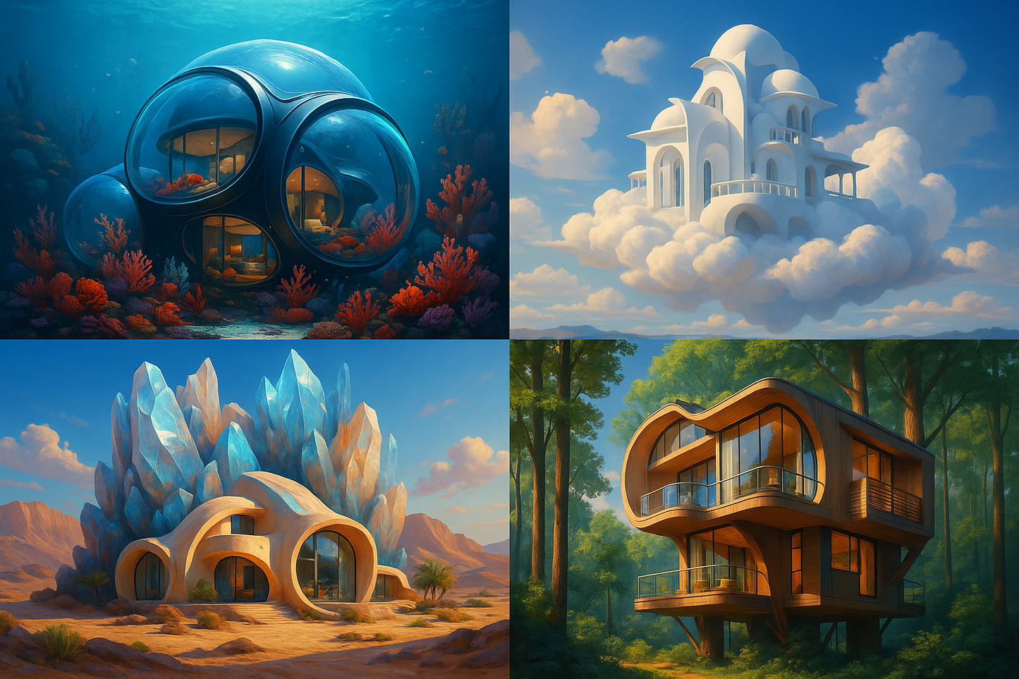 Additional virtual home designs with diverse architectural styles