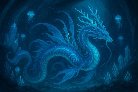 Bioluminescent Sea Serpent