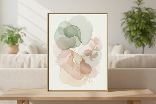 Calming watercolor art