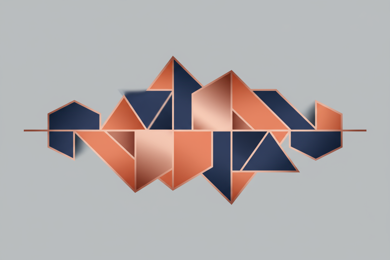 Geometric modern art