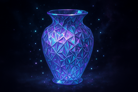 Holographic Crystalline Vase