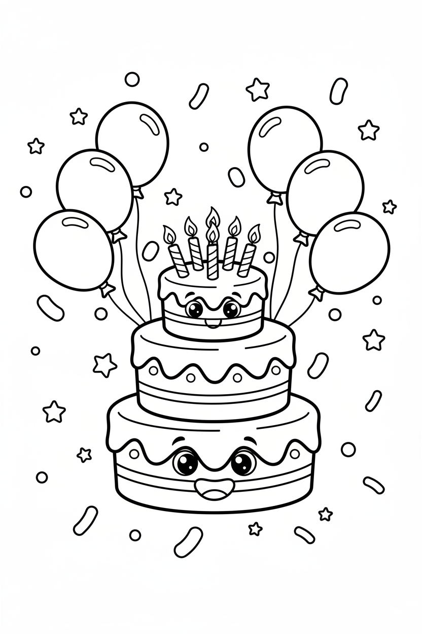 My Coloring Adventure - Digital Children's Coloring Book (25 Pages)