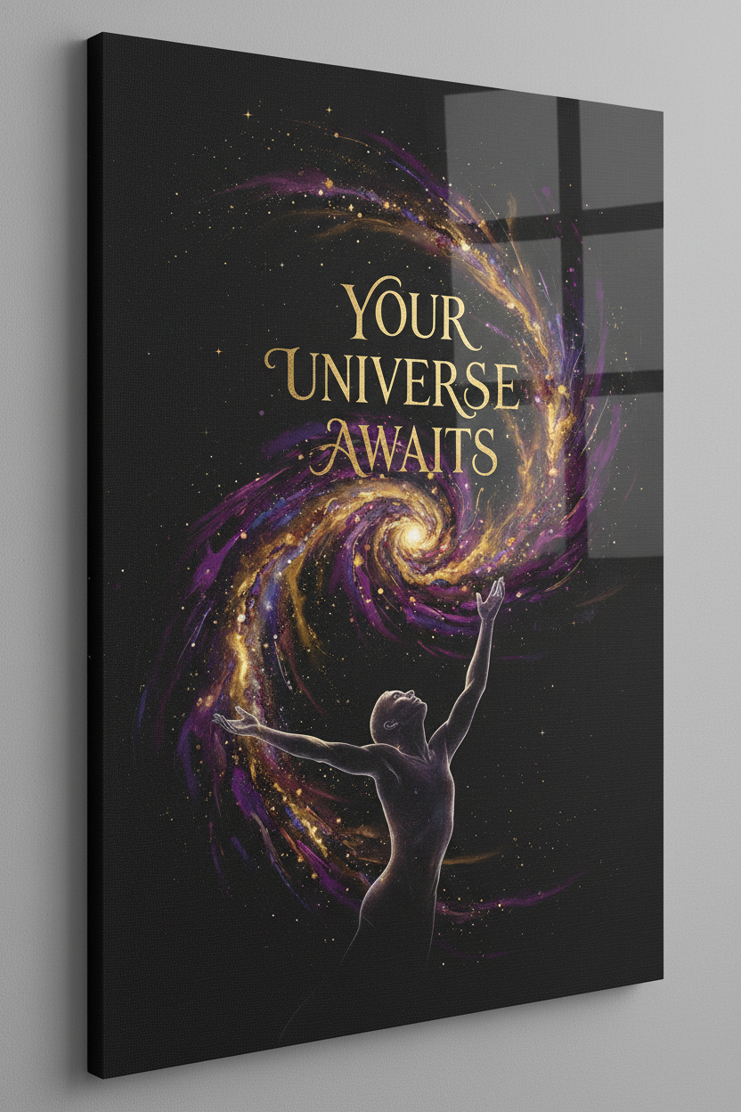 Your Universe Awaits — Exclusive Motivational Digital Art Print