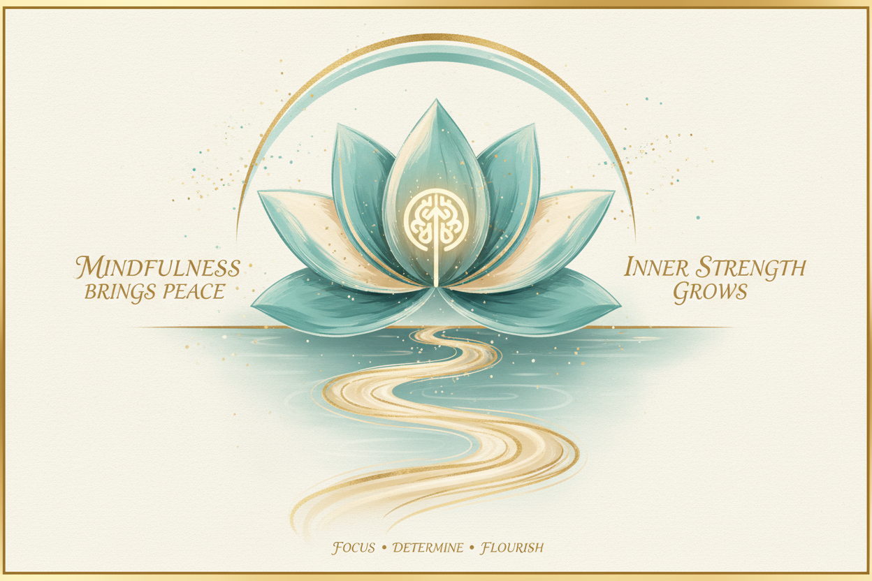 Mindfulness motivational art