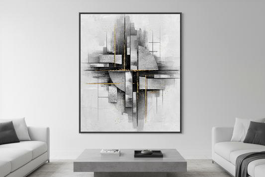 Monochrome modern art