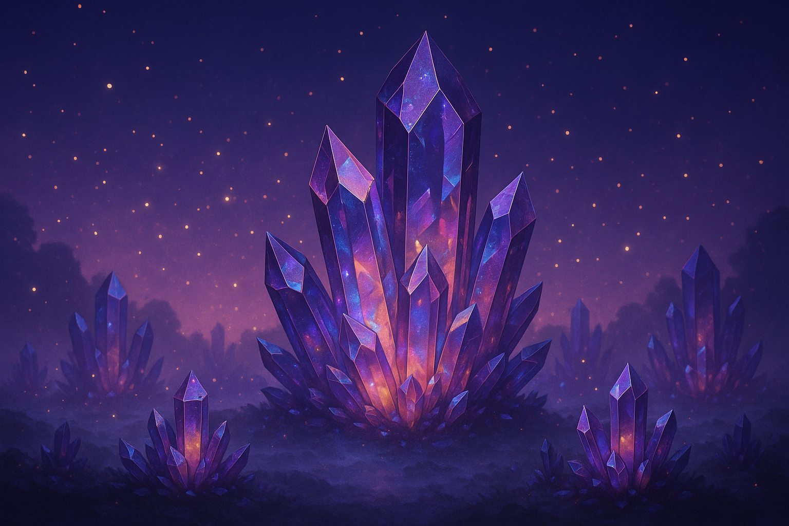 Mystical Crystal Garden