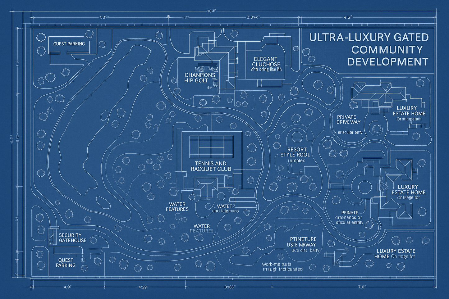Premium Gated Community Blueprint - Version 2