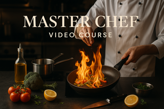 Professional master chef video course promotional image