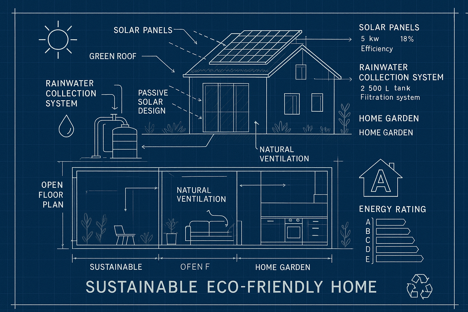Sustainable Eco-Friendly Home Blueprint