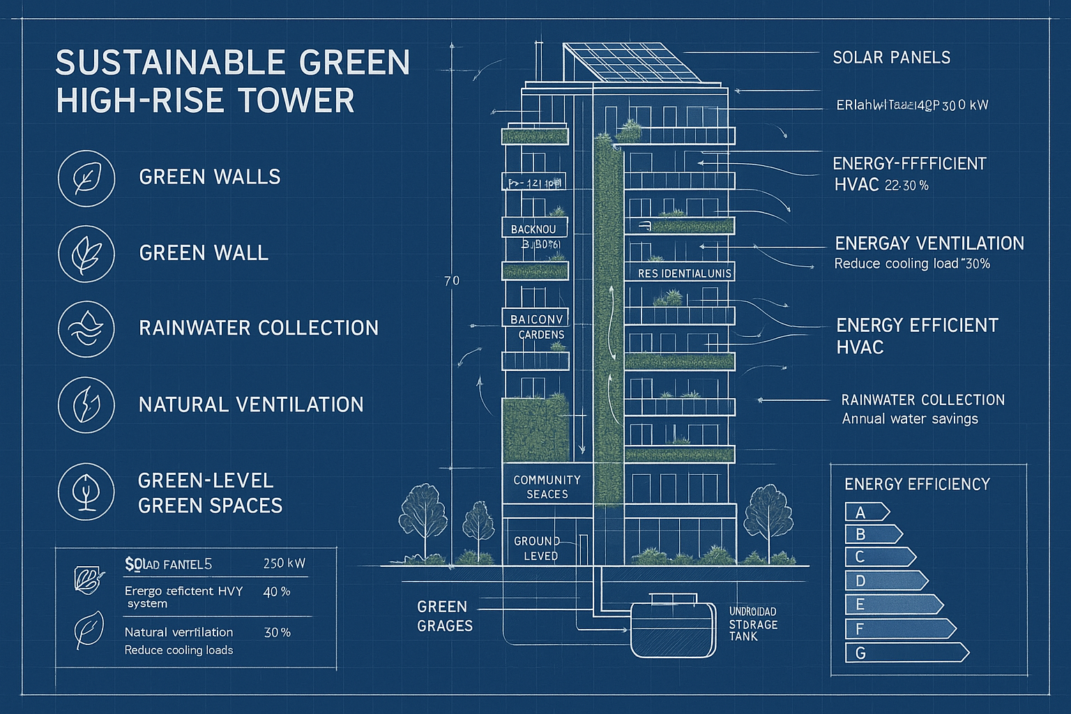 Sustainable Green High-Rise Blueprint