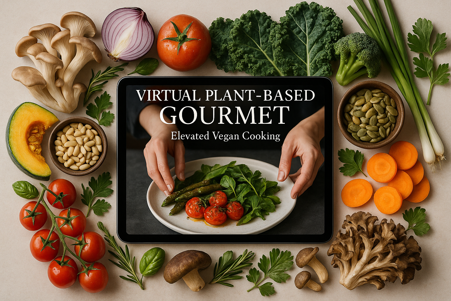 Virtual Plant-Based Gourmet Elevated Vegan Cooking