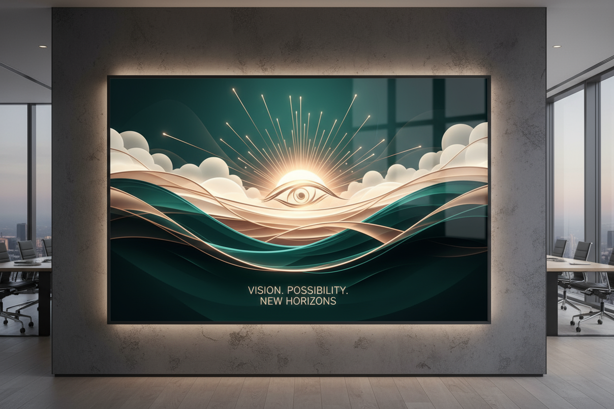 Vision and Possibility motivational art