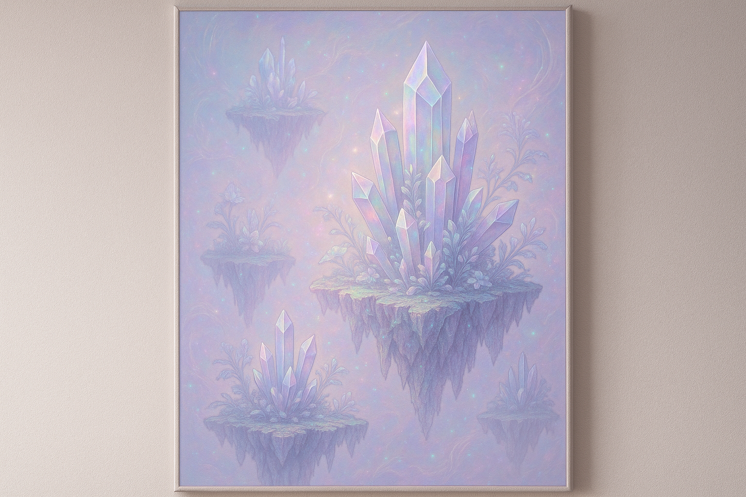 Wall Art Crystal Garden