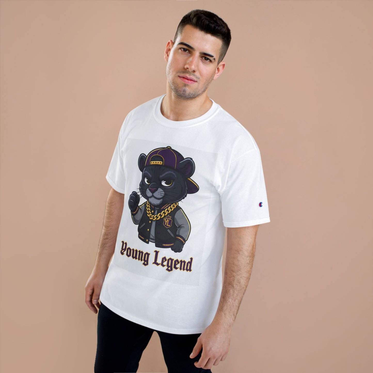 Young Legend Panther T-Shirt – 'Young Legend' Graphic Tee for Kids & Teens