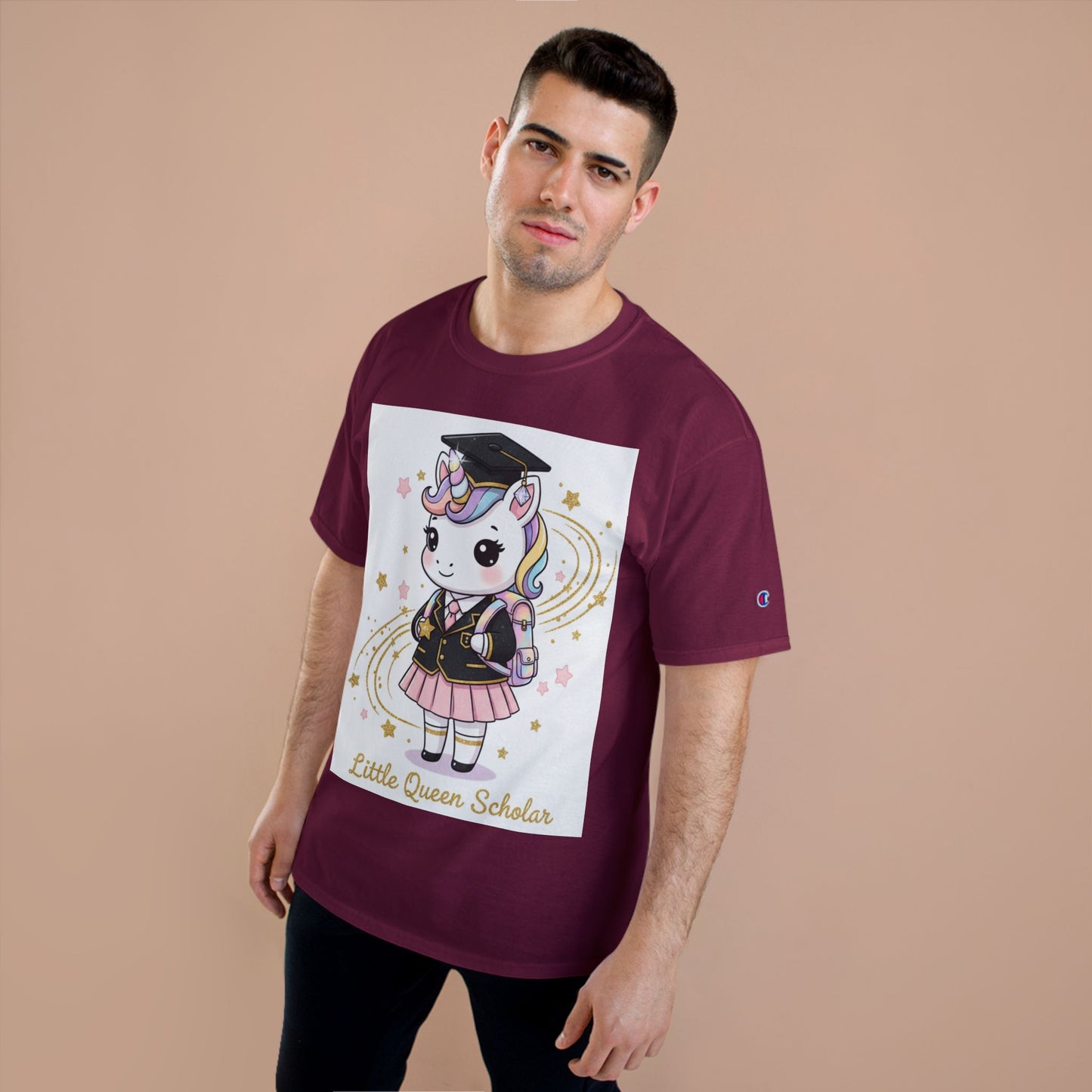 Little Queen Scholar T-Shirt — Cute Graduation Unicorn Tee for Girls