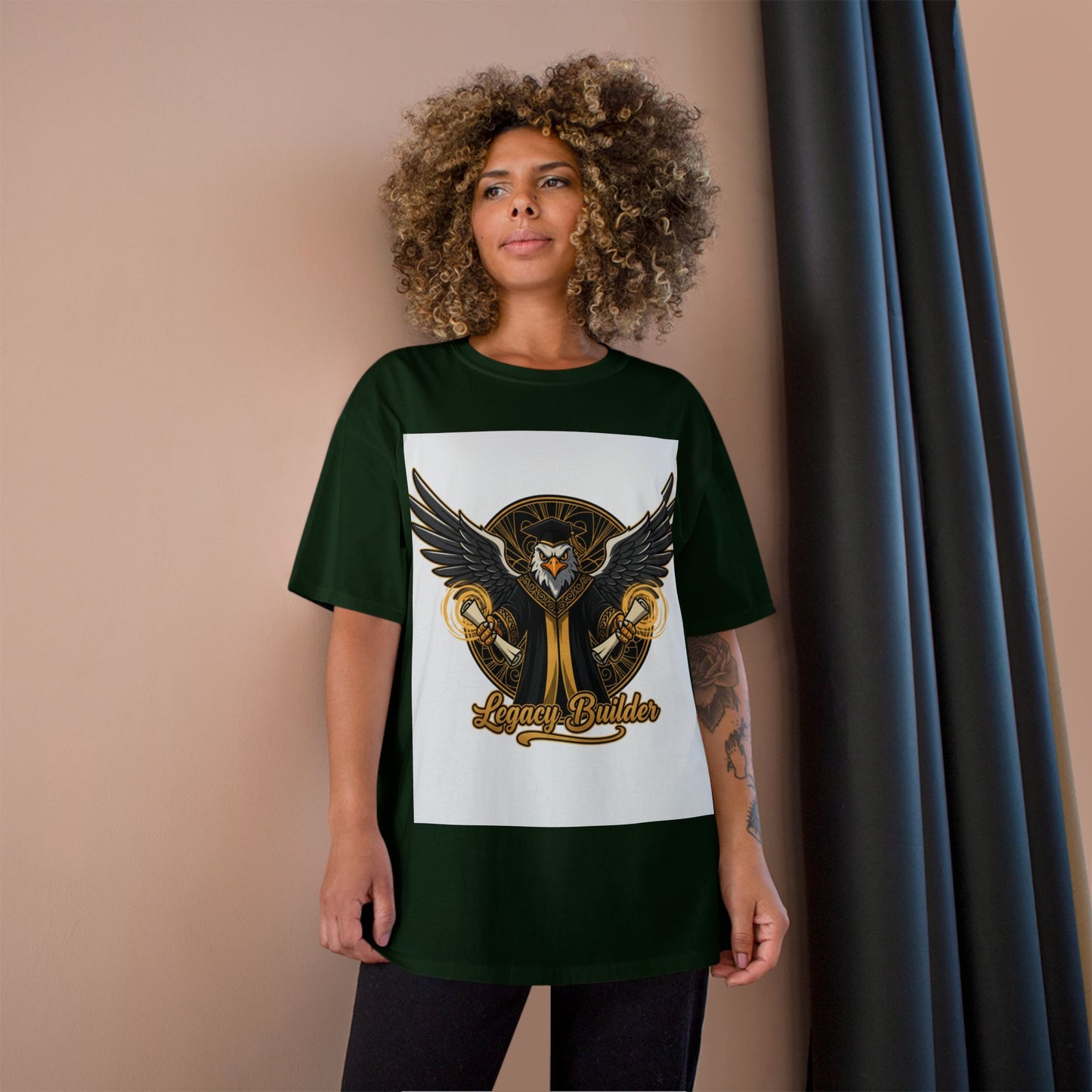 Champion T-Shirt — Legacy Builder Eagle Graphic Tee