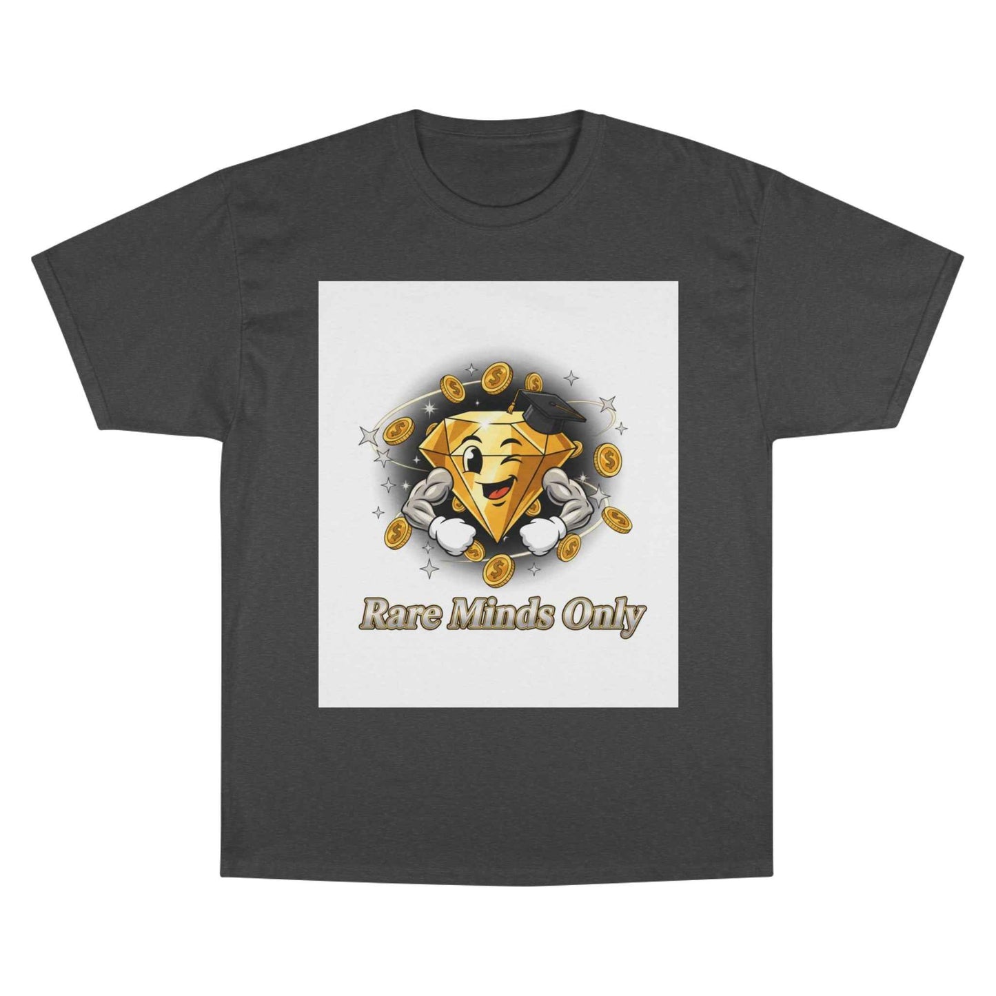 Rare Minds Only T-Shirt — Crypto Coin Champion Graphic Tee