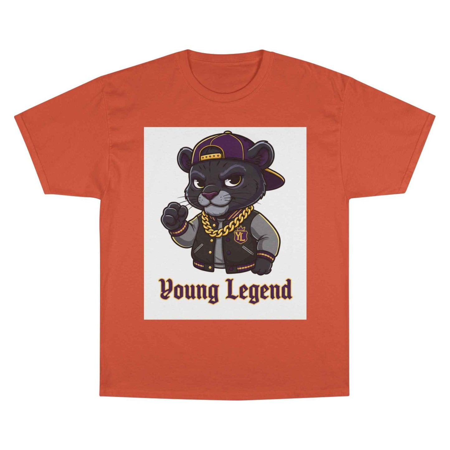 Young Legend Panther T-Shirt – 'Young Legend' Graphic Tee for Kids & Teens