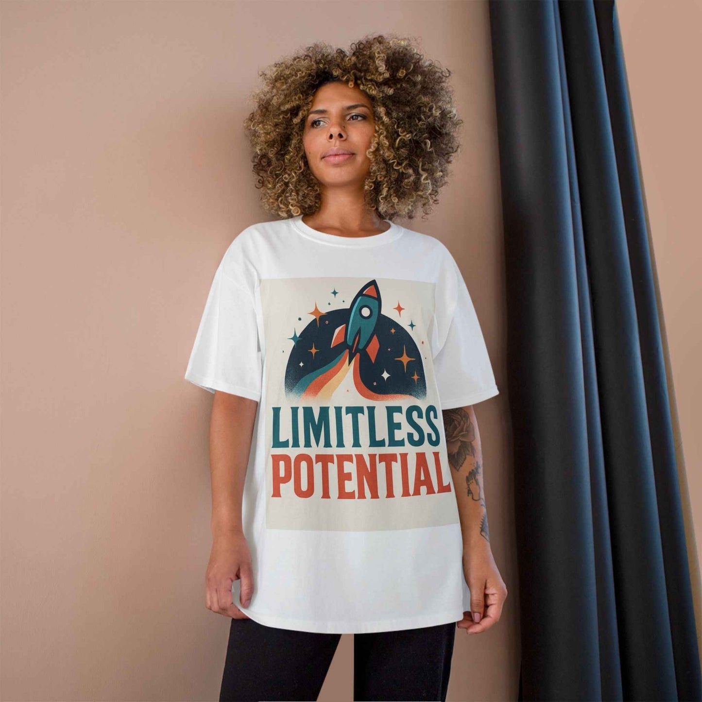 Limitless Potential Rocket T-Shirt — Inspirational Motivational Tee