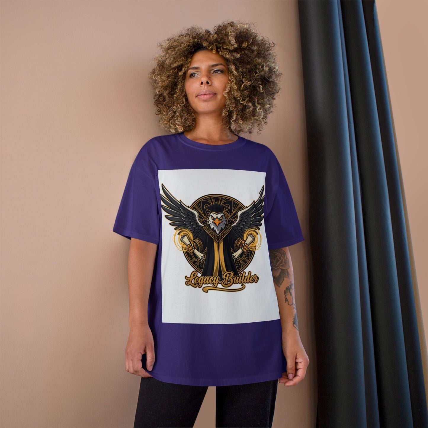 Champion T-Shirt — Legacy Builder Eagle Graphic Tee