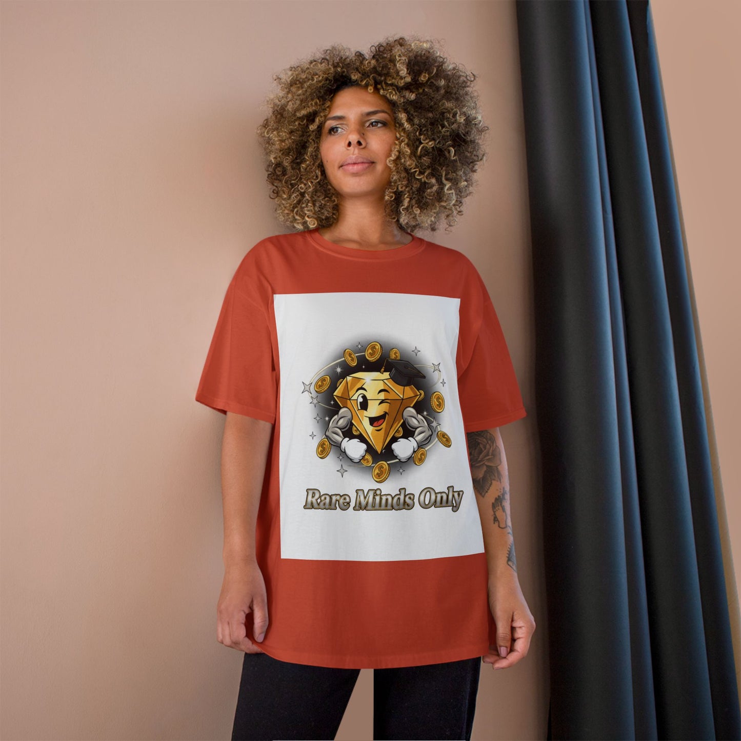 Rare Minds Only T-Shirt — Crypto Coin Champion Graphic Tee