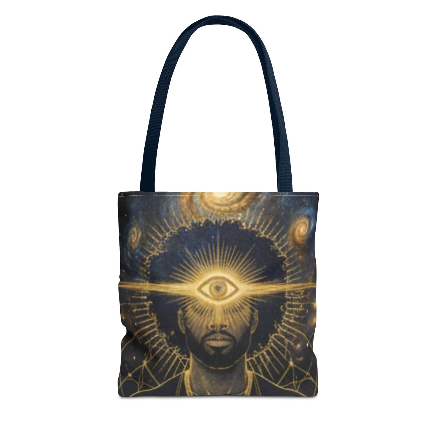 Mystic Third Eye Tote Bag — Spiritual Afrocentric Visionary Art Tote