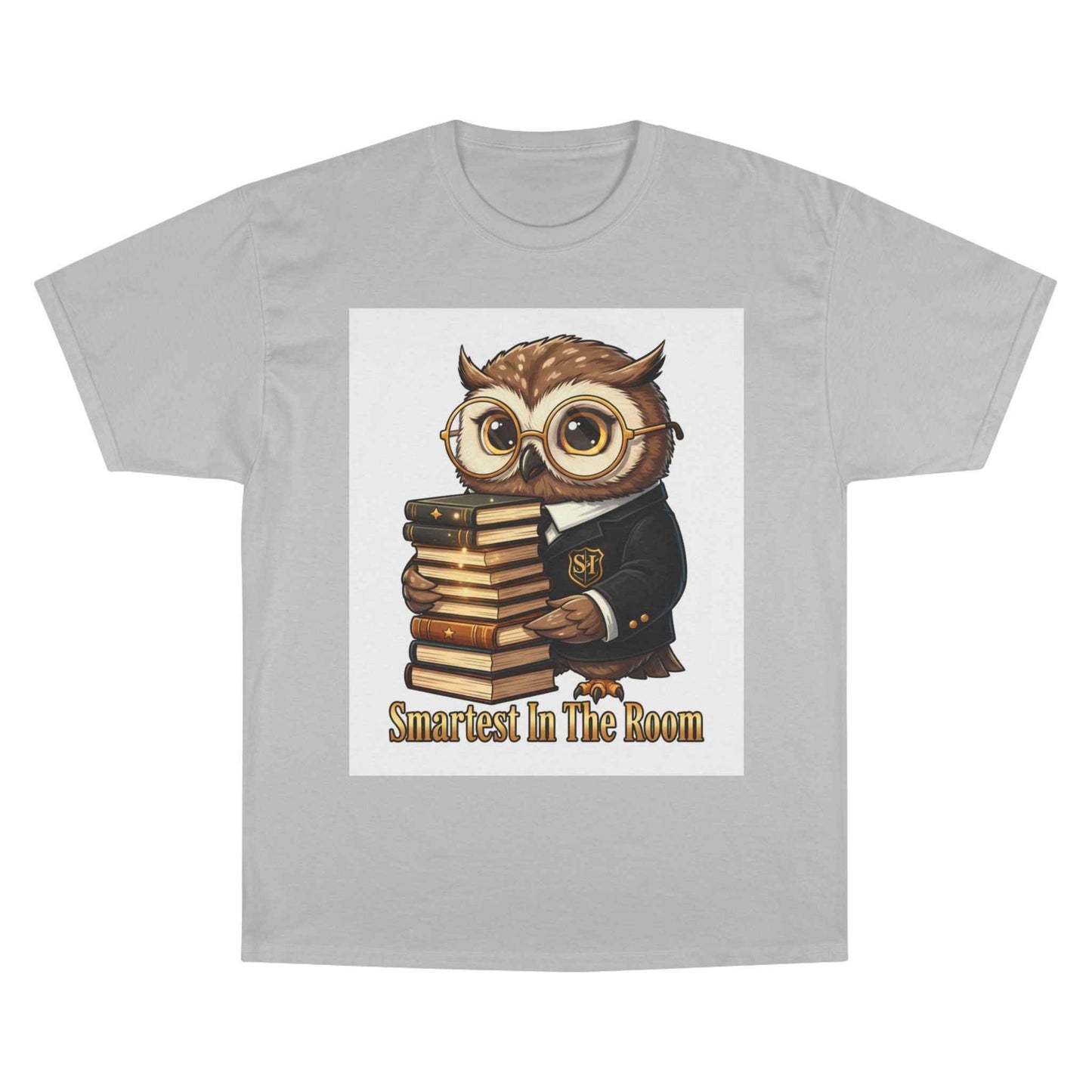 Smartest In The Room Owl T-Shirt — Cute Scholar Graphic Tee for Students & Teachers