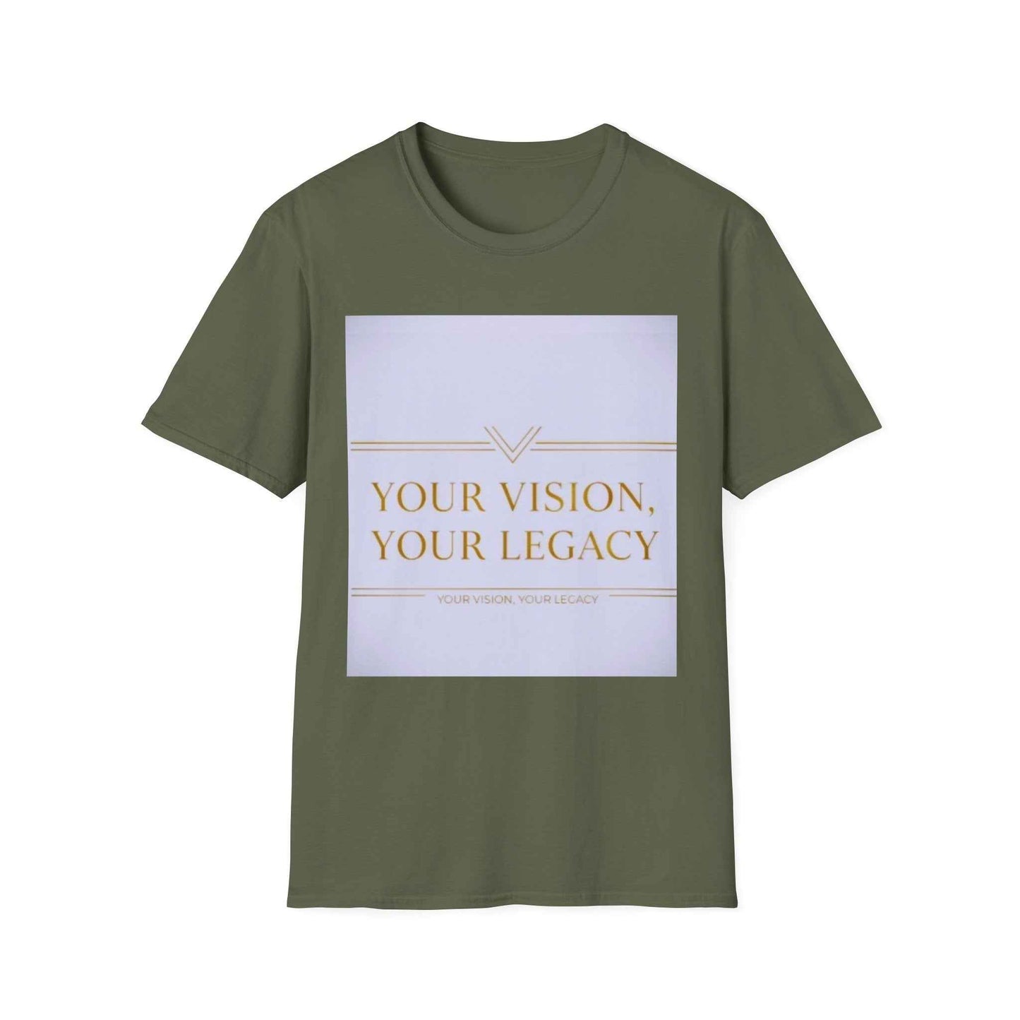 Vision & Legacy T-Shirt — Inspirational Motivational Graphic Tee