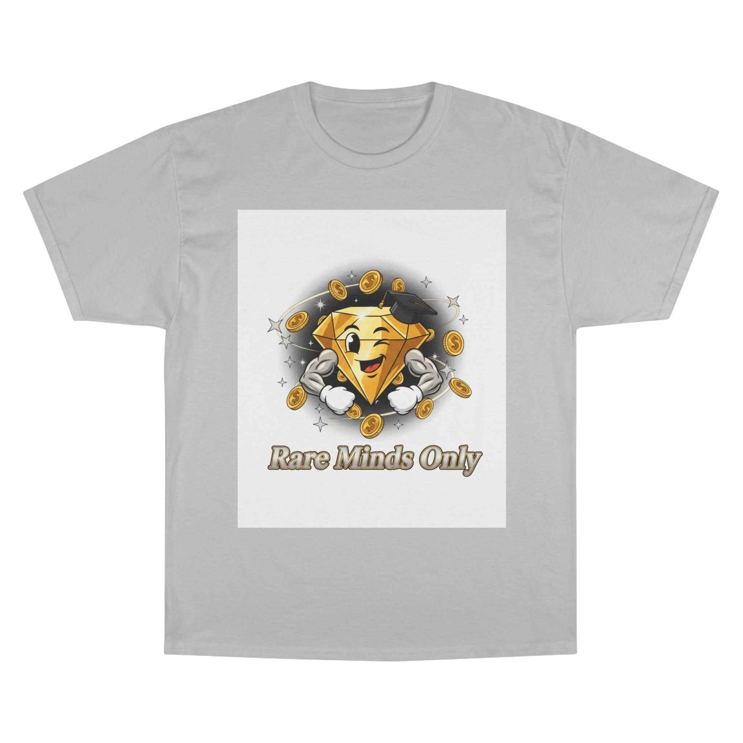 Rare Minds Only T-Shirt — Crypto Coin Champion Graphic Tee