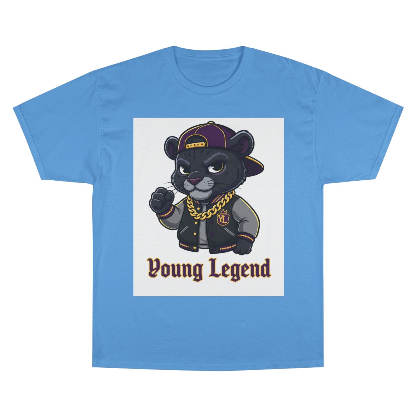 Young Legend Panther T-Shirt – 'Young Legend' Graphic Tee for Kids & Teens