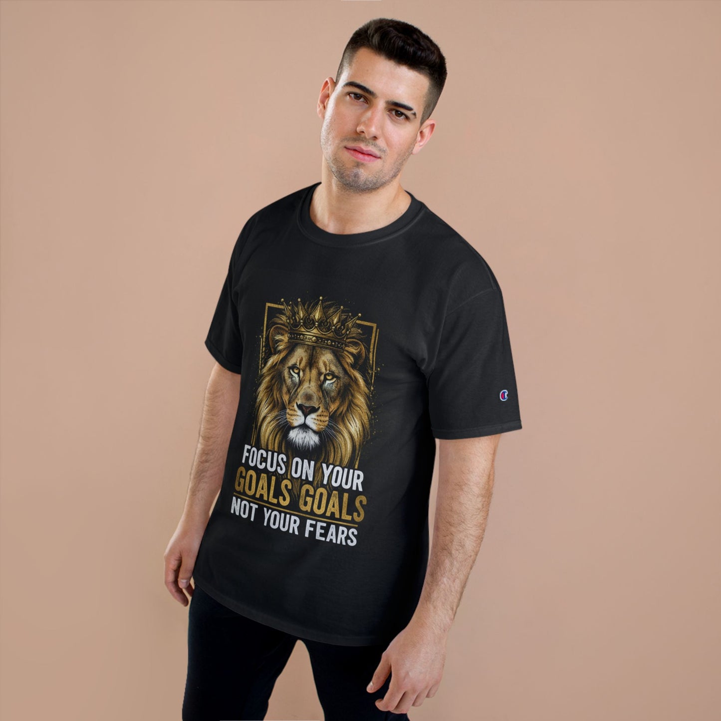 Lion 'Focus On Your Goals' T-Shirt