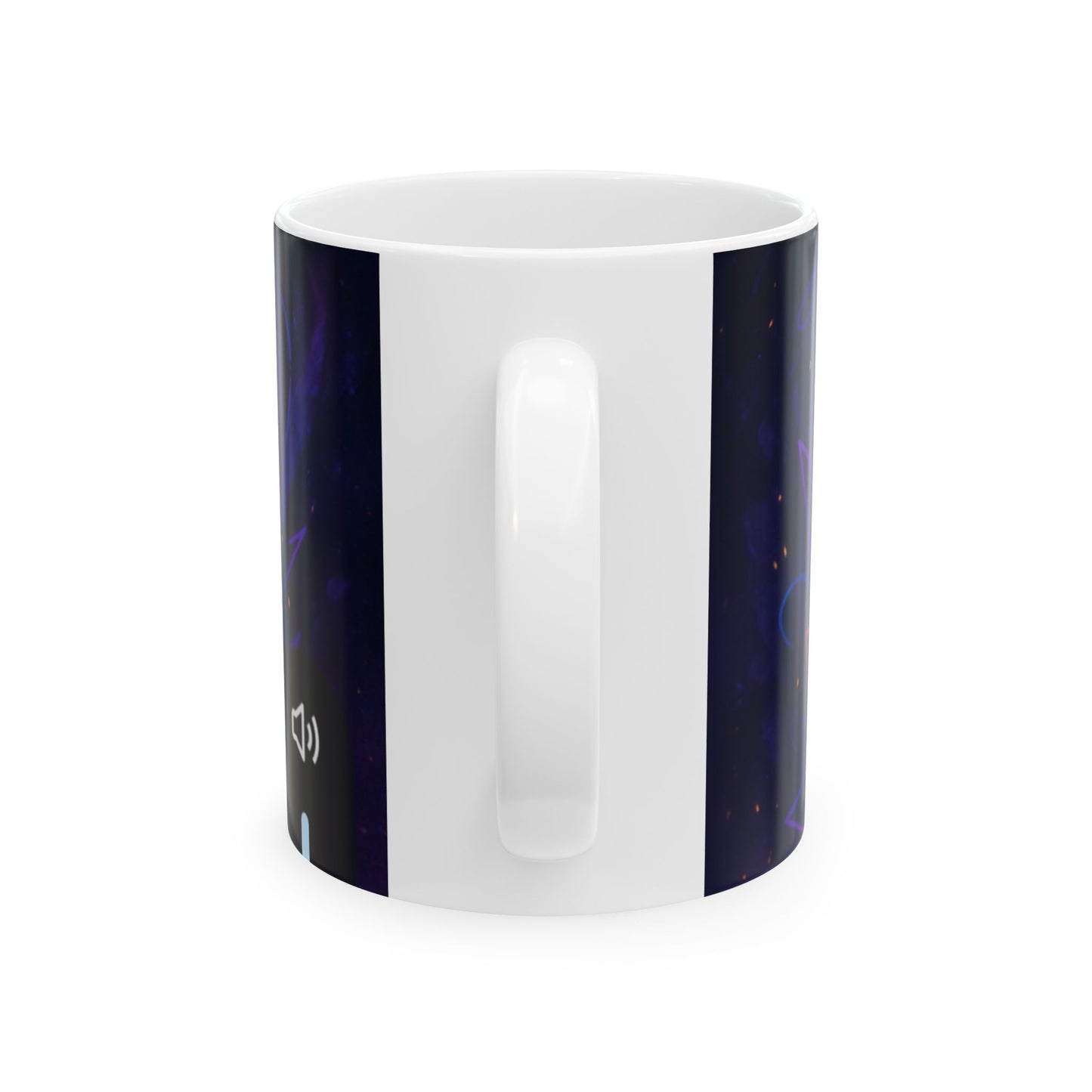 Stylish Hip-Hop Ceramic Mug, Artistic Coffee Cup, Gift for Music Lovers, Unique Drinkware, Home Decor  Digital Art