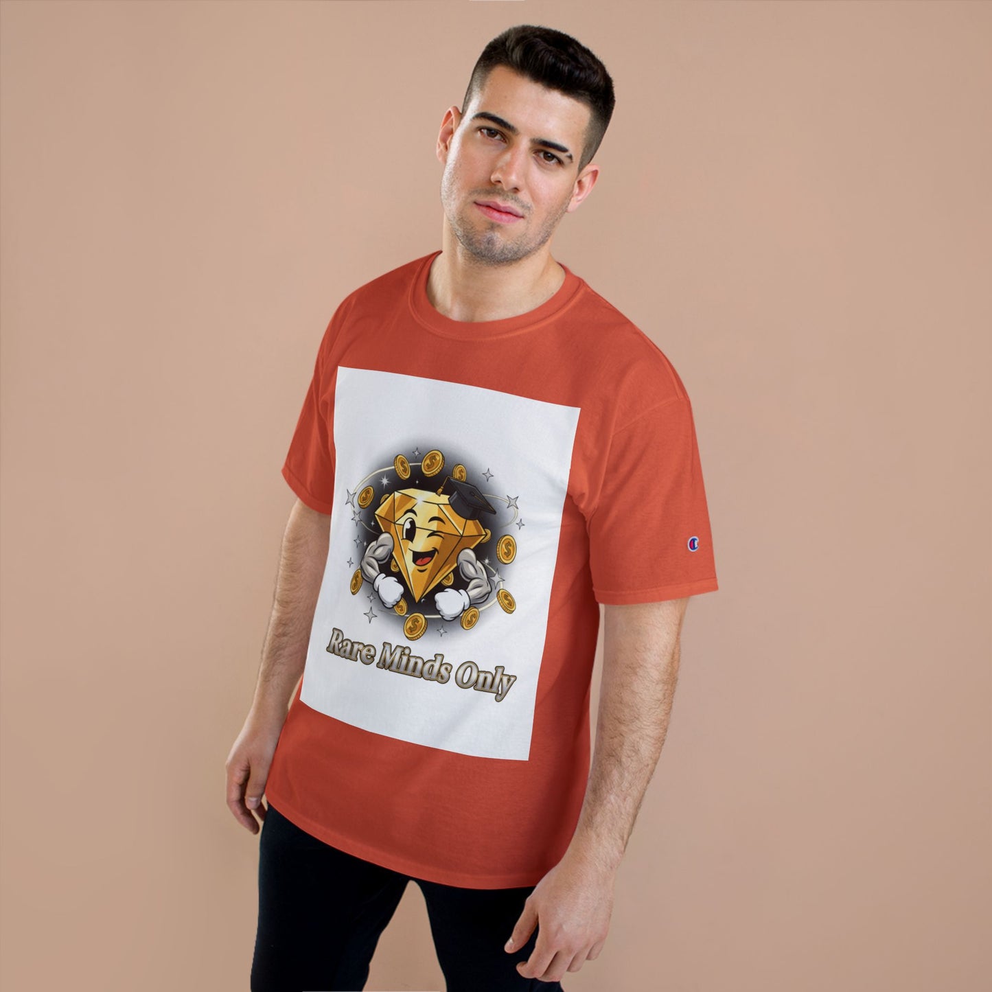 Rare Minds Only T-Shirt — Crypto Coin Champion Graphic Tee